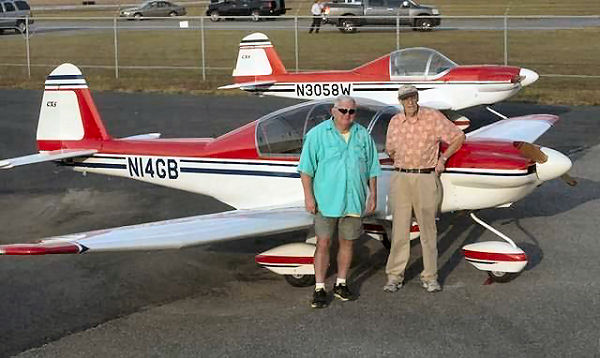 Experimental Airplane: Aircraft designer Dave Thatcher and his friend Glen Bradley are getting ready to test out Thatcher's new two seater design.